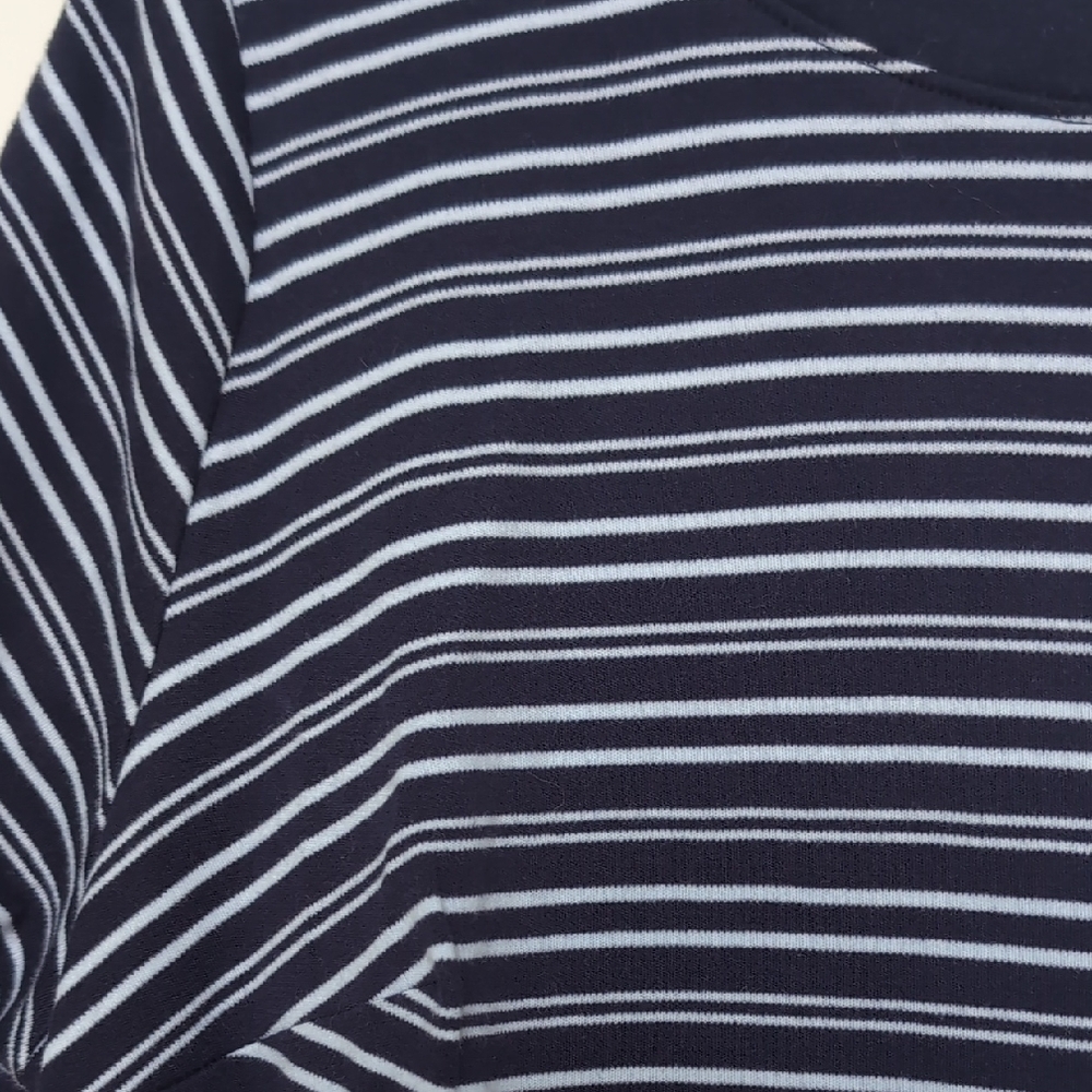 Ava & Viv T Shirt Summer Stripe Dress, Navy & White, Women Size 1X (16W/18), NWT - Picture 7 of 8